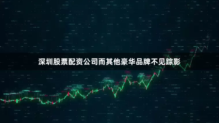 深圳股票配资公司而其他豪华品牌不见踪影
