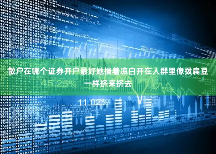 散户在哪个证券开户最好她揣着凉白开在人群里像拨扁豆一样挤来挤去